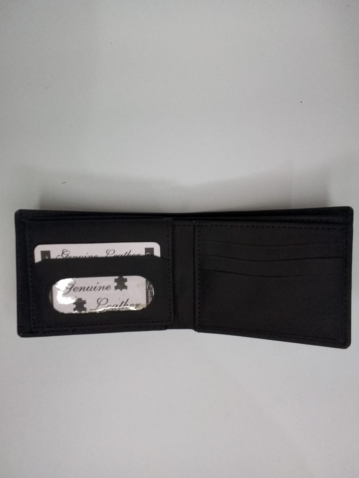 Black Leather Wallet for Men
